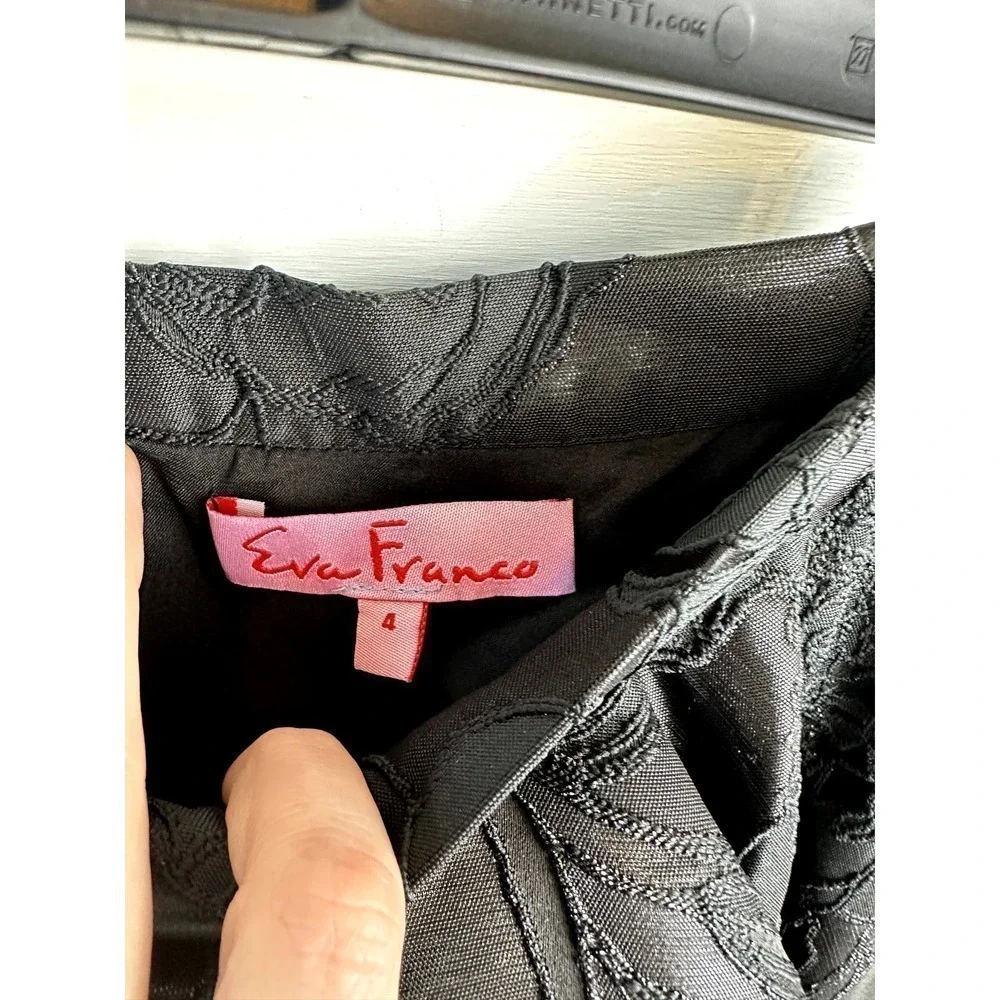 EVA FRANCO Sample Midi Embroidered Detail Through-out Size 4 - Picture 5 of 6